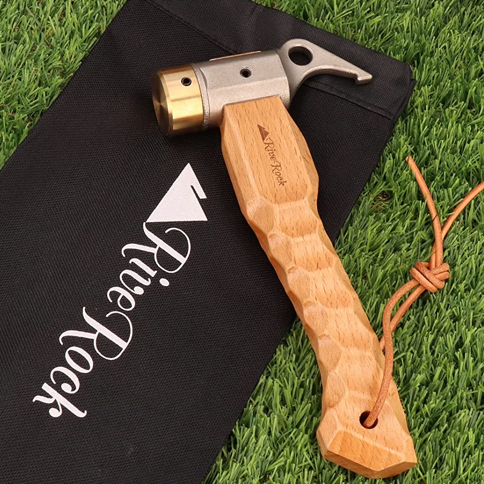 名栗加工を施したリバロック「ショートペグハンマー」はリーズナブルなおしゃれハンマー - のぶるさんはキャンプへ行きたい