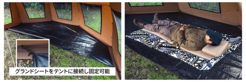 Hilander Old Bess キャンプテント 6〜8人用（煙突穴が標準装備の 